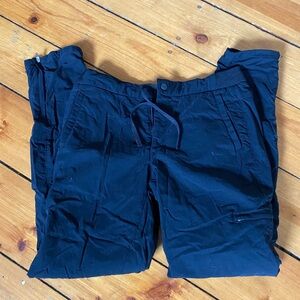 Uniqlo XS black fleece lined joggers